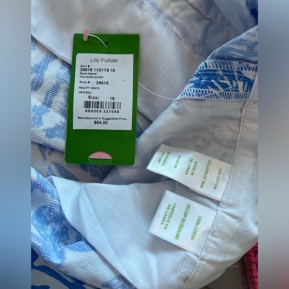 Lilly Pulitzer Resort White On A Roll Callahan Shorts - Picture 11 of 15